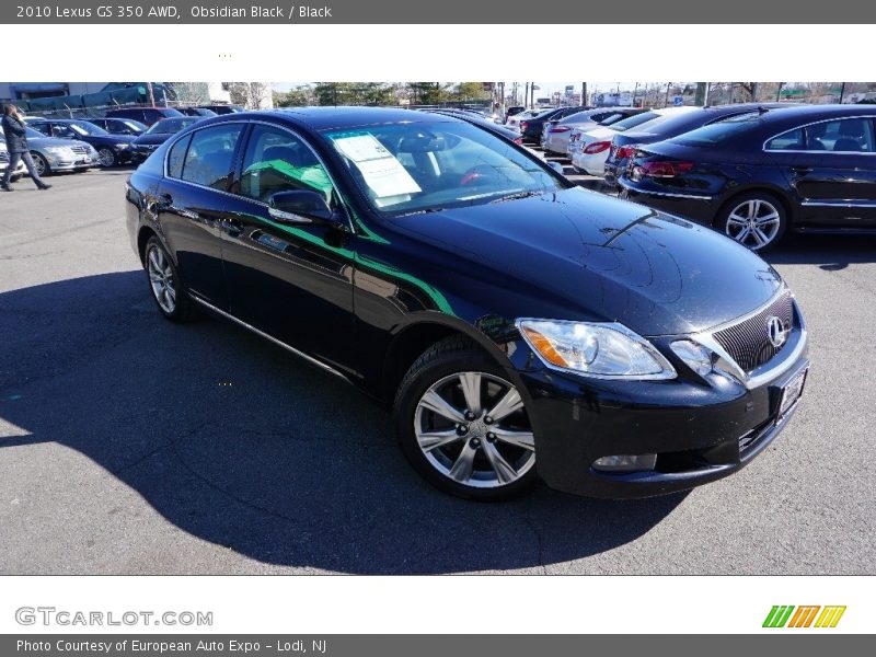 Obsidian Black / Black 2010 Lexus GS 350 AWD