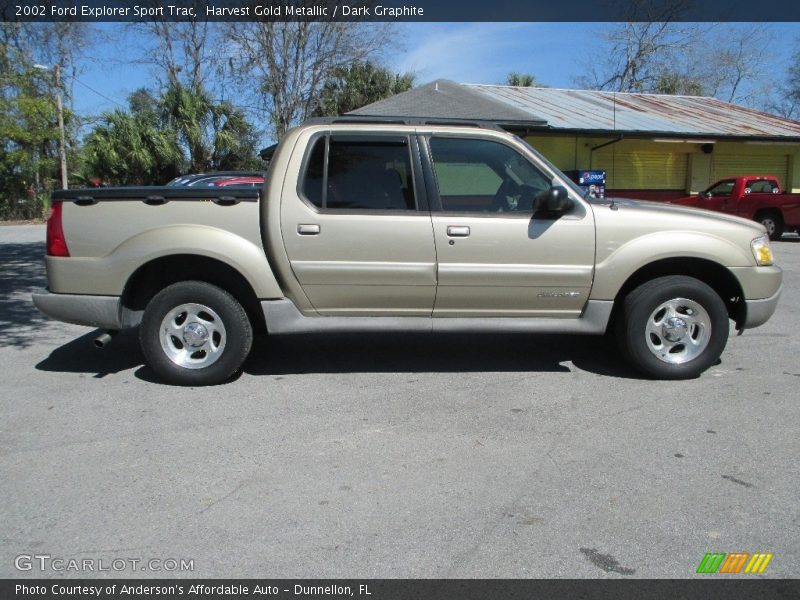 Harvest Gold Metallic / Dark Graphite 2002 Ford Explorer Sport Trac