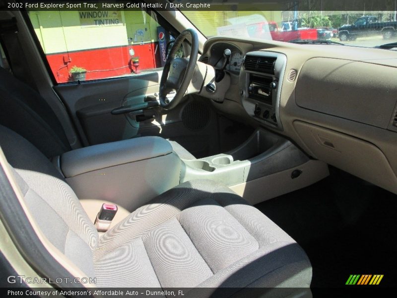 Harvest Gold Metallic / Dark Graphite 2002 Ford Explorer Sport Trac