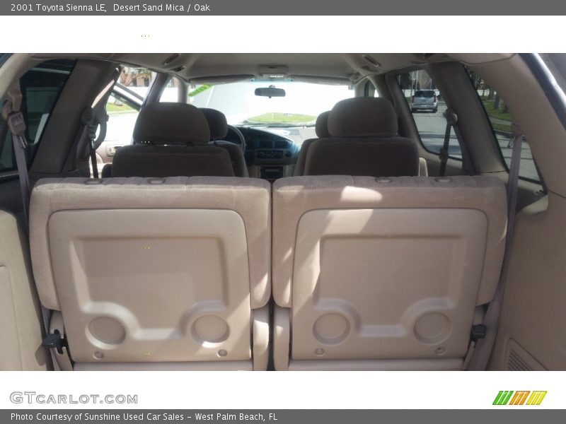 Desert Sand Mica / Oak 2001 Toyota Sienna LE