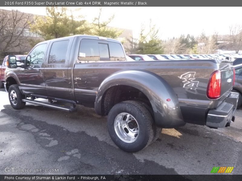 Magnetic Metallic / Black 2016 Ford F350 Super Duty Lariat Crew Cab 4x4 DRW