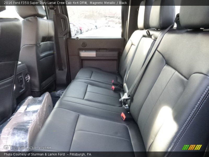 Magnetic Metallic / Black 2016 Ford F350 Super Duty Lariat Crew Cab 4x4 DRW