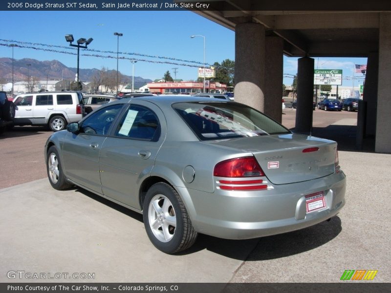 Satin Jade Pearlcoat / Dark Slate Grey 2006 Dodge Stratus SXT Sedan