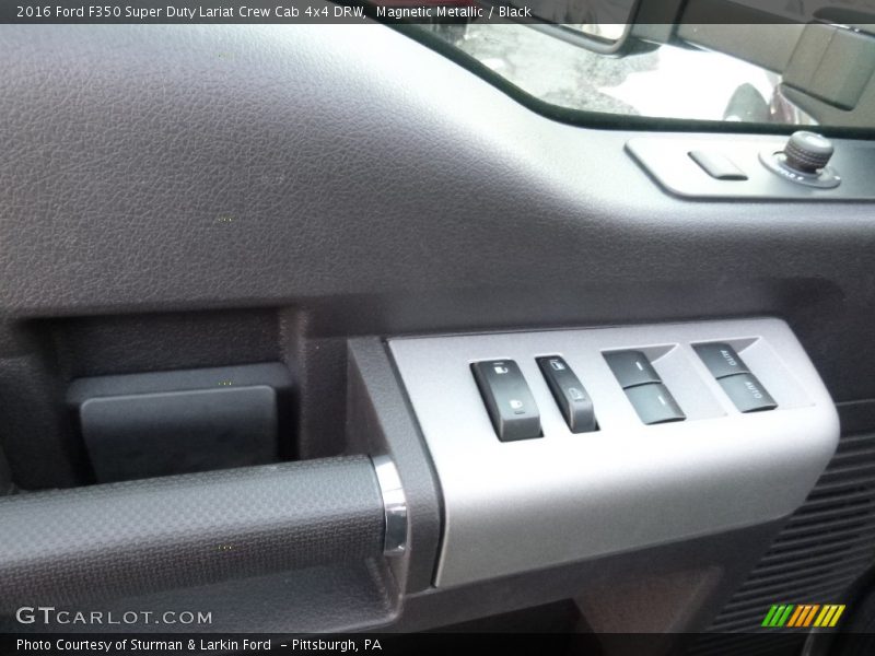 Magnetic Metallic / Black 2016 Ford F350 Super Duty Lariat Crew Cab 4x4 DRW