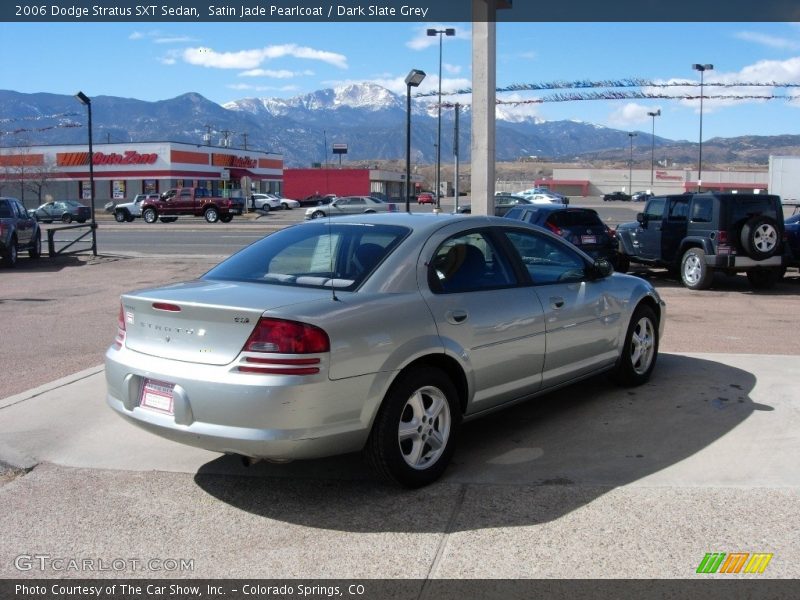 Satin Jade Pearlcoat / Dark Slate Grey 2006 Dodge Stratus SXT Sedan
