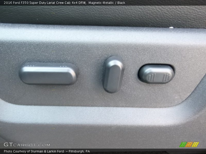 Magnetic Metallic / Black 2016 Ford F350 Super Duty Lariat Crew Cab 4x4 DRW