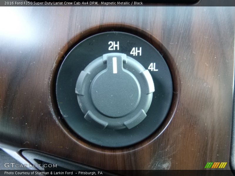 Magnetic Metallic / Black 2016 Ford F350 Super Duty Lariat Crew Cab 4x4 DRW
