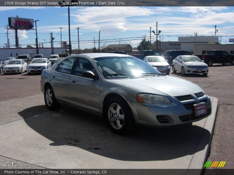 Satin Jade Pearlcoat / Dark Slate Grey 2006 Dodge Stratus SXT Sedan