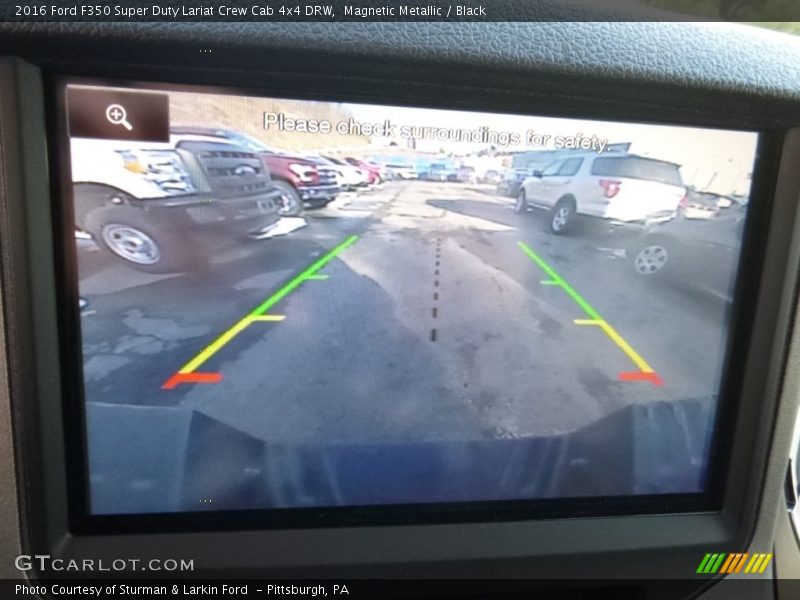 Magnetic Metallic / Black 2016 Ford F350 Super Duty Lariat Crew Cab 4x4 DRW