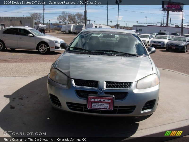 Satin Jade Pearlcoat / Dark Slate Grey 2006 Dodge Stratus SXT Sedan