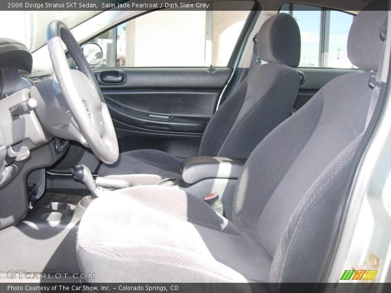 Satin Jade Pearlcoat / Dark Slate Grey 2006 Dodge Stratus SXT Sedan