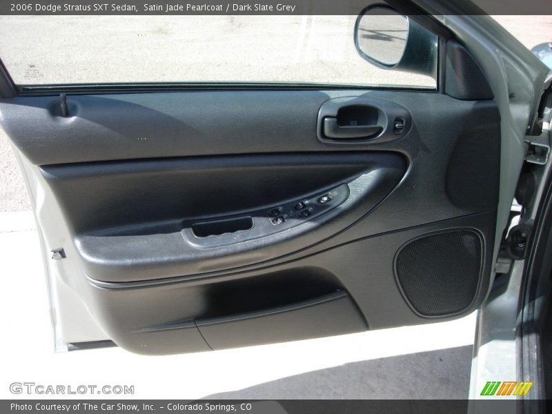 Satin Jade Pearlcoat / Dark Slate Grey 2006 Dodge Stratus SXT Sedan