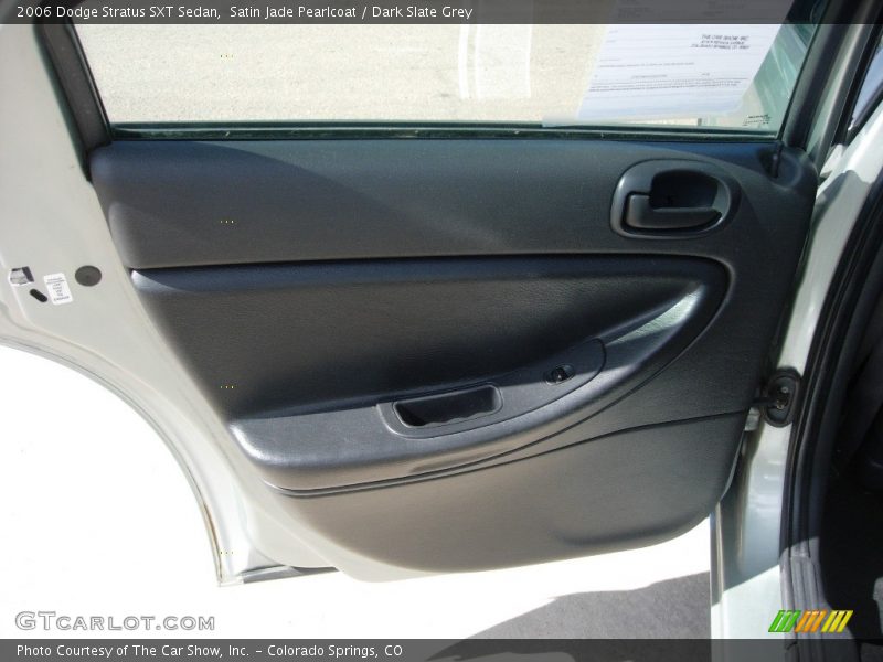 Satin Jade Pearlcoat / Dark Slate Grey 2006 Dodge Stratus SXT Sedan