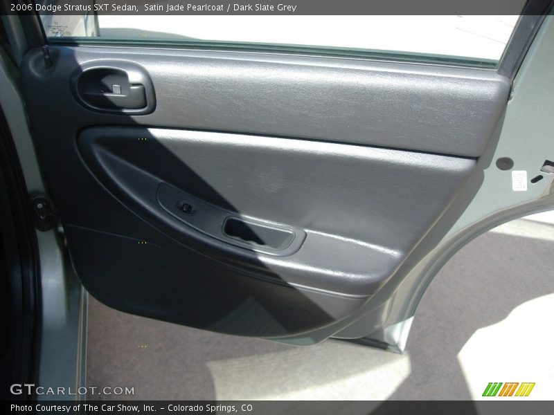 Satin Jade Pearlcoat / Dark Slate Grey 2006 Dodge Stratus SXT Sedan