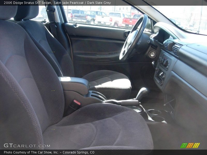 Satin Jade Pearlcoat / Dark Slate Grey 2006 Dodge Stratus SXT Sedan