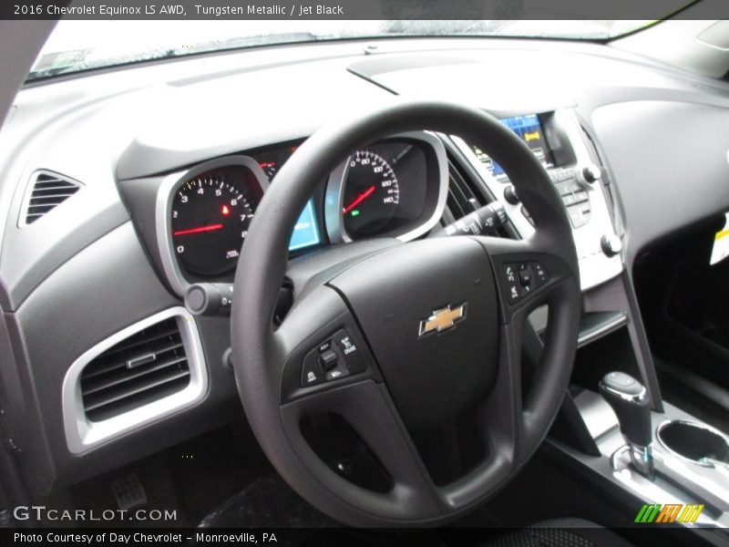 Tungsten Metallic / Jet Black 2016 Chevrolet Equinox LS AWD