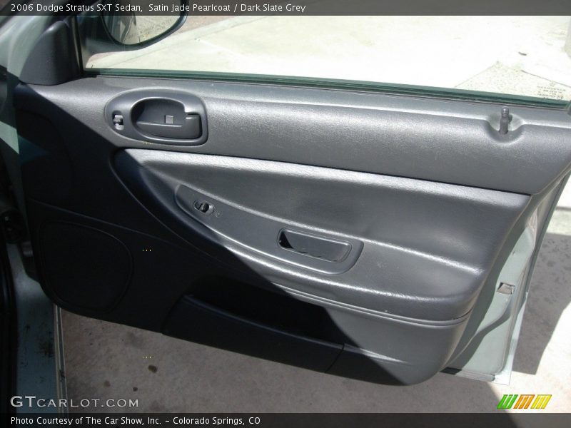 Satin Jade Pearlcoat / Dark Slate Grey 2006 Dodge Stratus SXT Sedan