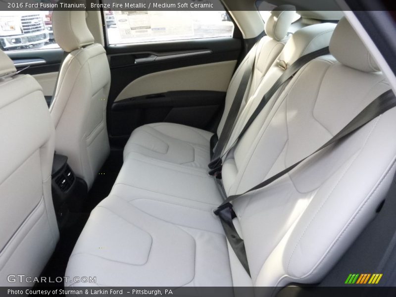 Bronze Fire Metallic / Medium Soft Ceramic 2016 Ford Fusion Titanium