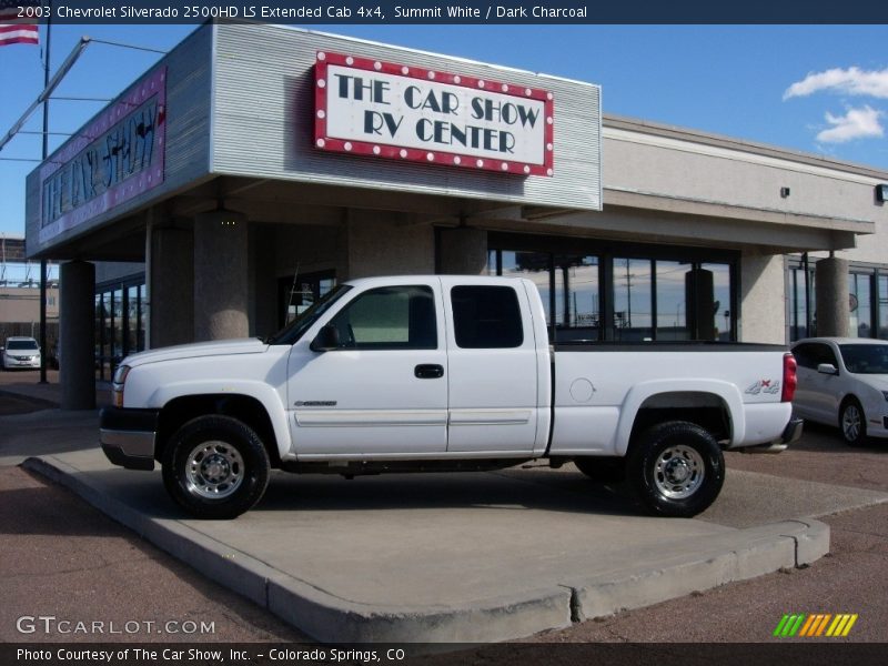 Summit White / Dark Charcoal 2003 Chevrolet Silverado 2500HD LS Extended Cab 4x4