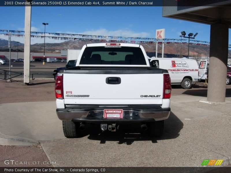 Summit White / Dark Charcoal 2003 Chevrolet Silverado 2500HD LS Extended Cab 4x4