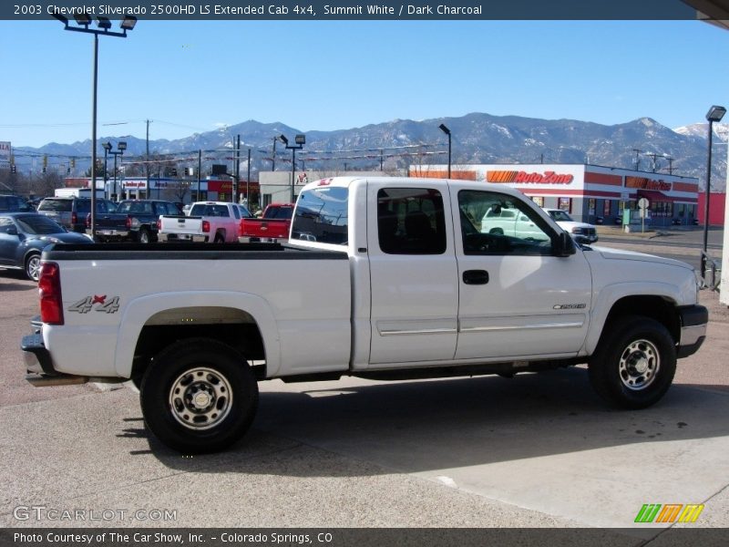 Summit White / Dark Charcoal 2003 Chevrolet Silverado 2500HD LS Extended Cab 4x4