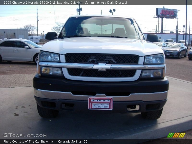 Summit White / Dark Charcoal 2003 Chevrolet Silverado 2500HD LS Extended Cab 4x4