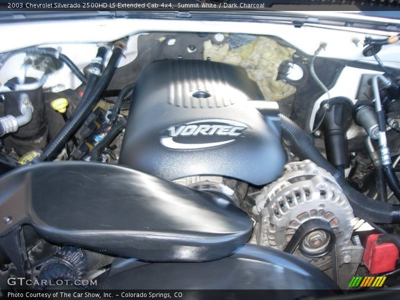 Summit White / Dark Charcoal 2003 Chevrolet Silverado 2500HD LS Extended Cab 4x4