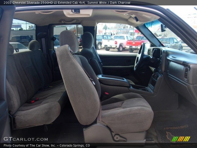 Summit White / Dark Charcoal 2003 Chevrolet Silverado 2500HD LS Extended Cab 4x4