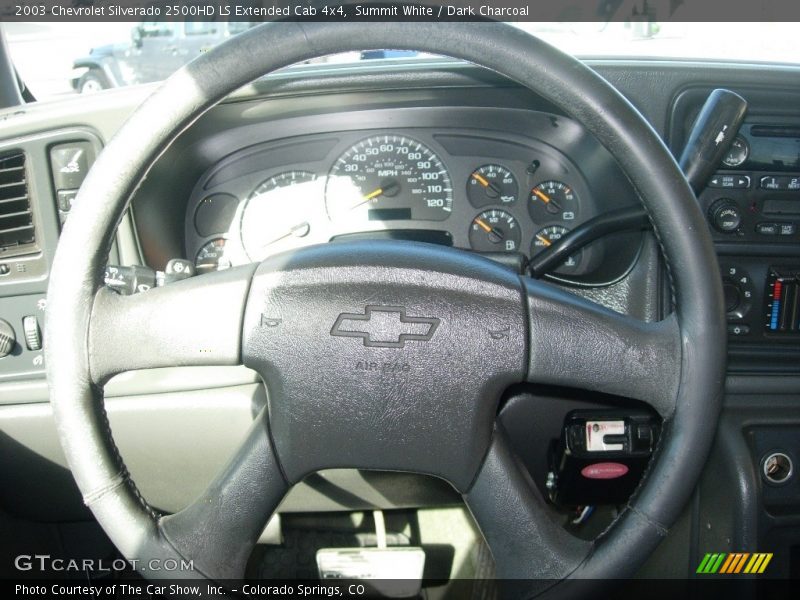 Summit White / Dark Charcoal 2003 Chevrolet Silverado 2500HD LS Extended Cab 4x4