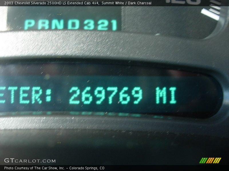 Summit White / Dark Charcoal 2003 Chevrolet Silverado 2500HD LS Extended Cab 4x4