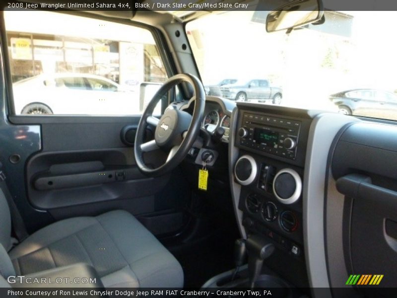 Black / Dark Slate Gray/Med Slate Gray 2008 Jeep Wrangler Unlimited Sahara 4x4