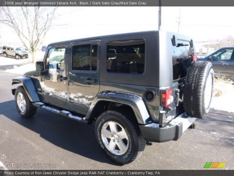 Black / Dark Slate Gray/Med Slate Gray 2008 Jeep Wrangler Unlimited Sahara 4x4