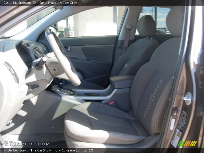 Sand Track / Alpine Gray 2011 Kia Sportage EX