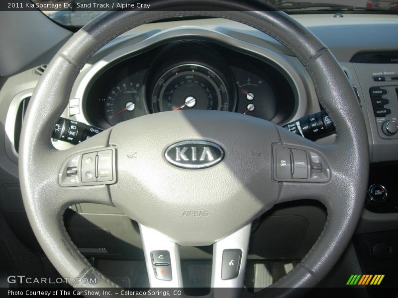 Sand Track / Alpine Gray 2011 Kia Sportage EX