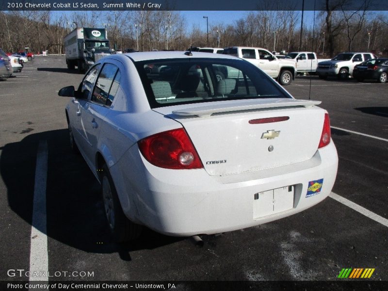 Summit White / Gray 2010 Chevrolet Cobalt LS Sedan