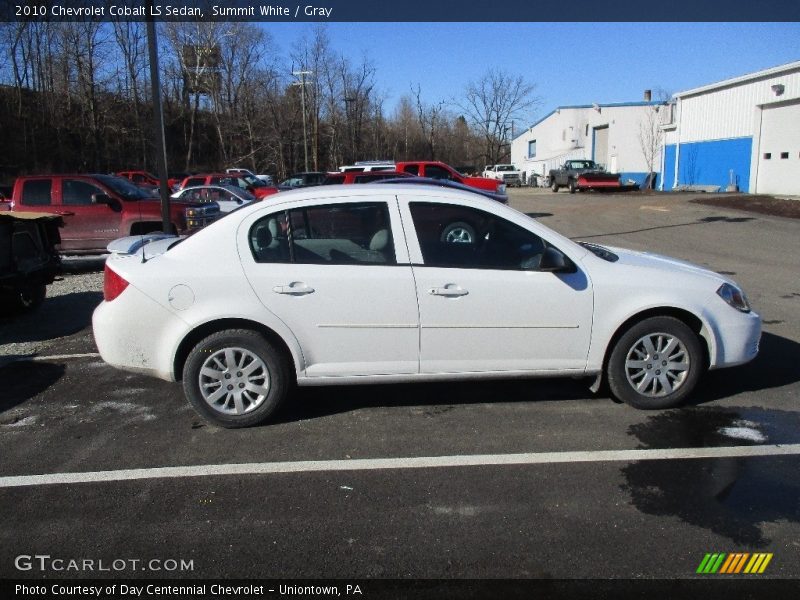 Summit White / Gray 2010 Chevrolet Cobalt LS Sedan