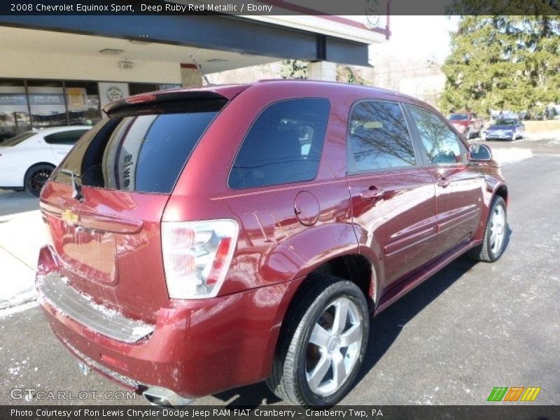 Deep Ruby Red Metallic / Ebony 2008 Chevrolet Equinox Sport