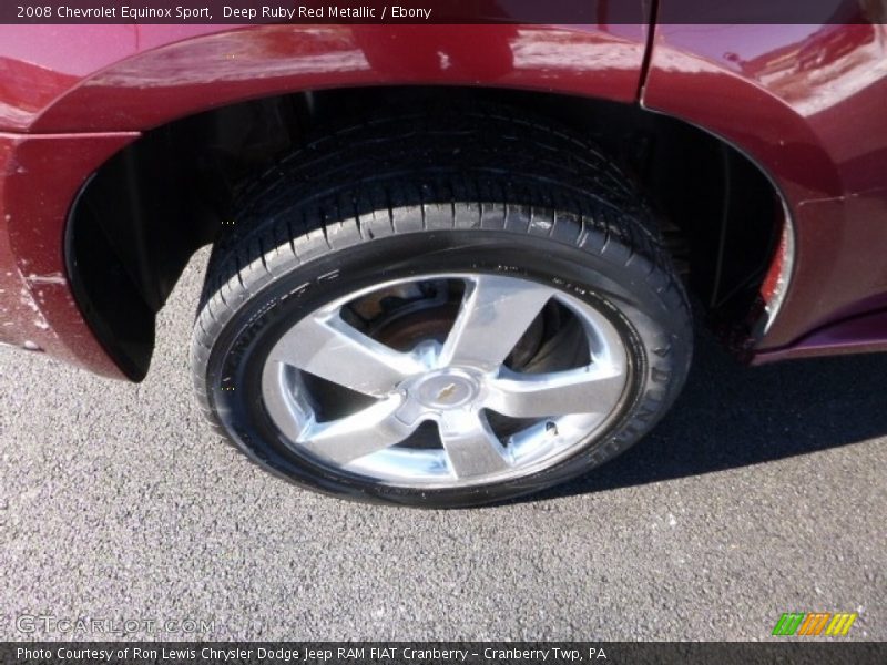 Deep Ruby Red Metallic / Ebony 2008 Chevrolet Equinox Sport