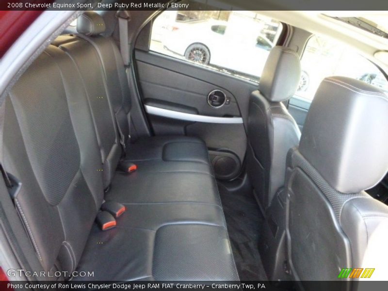 Deep Ruby Red Metallic / Ebony 2008 Chevrolet Equinox Sport