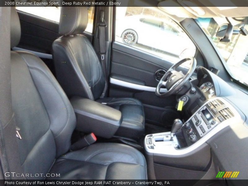 Deep Ruby Red Metallic / Ebony 2008 Chevrolet Equinox Sport