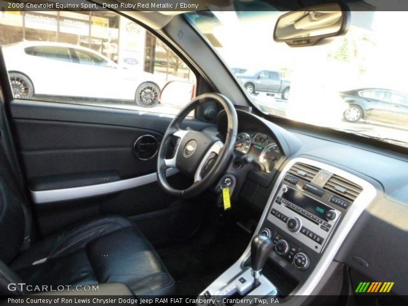 Deep Ruby Red Metallic / Ebony 2008 Chevrolet Equinox Sport