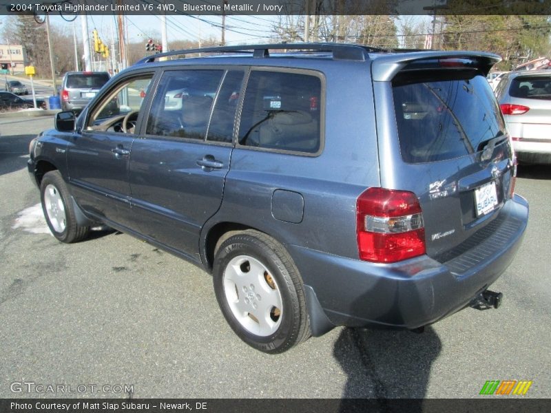 Bluestone Metallic / Ivory 2004 Toyota Highlander Limited V6 4WD