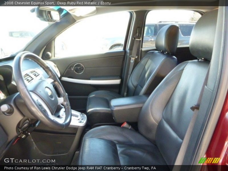 Deep Ruby Red Metallic / Ebony 2008 Chevrolet Equinox Sport