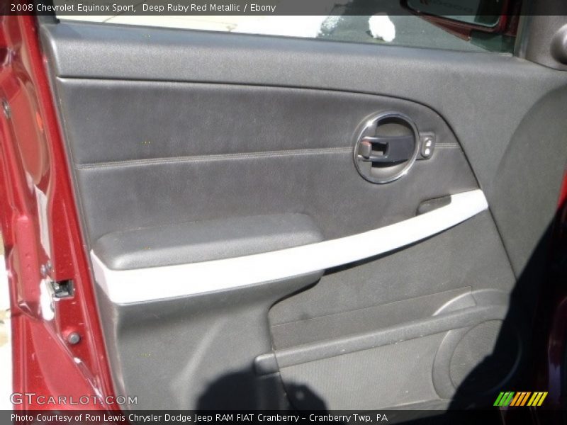 Deep Ruby Red Metallic / Ebony 2008 Chevrolet Equinox Sport