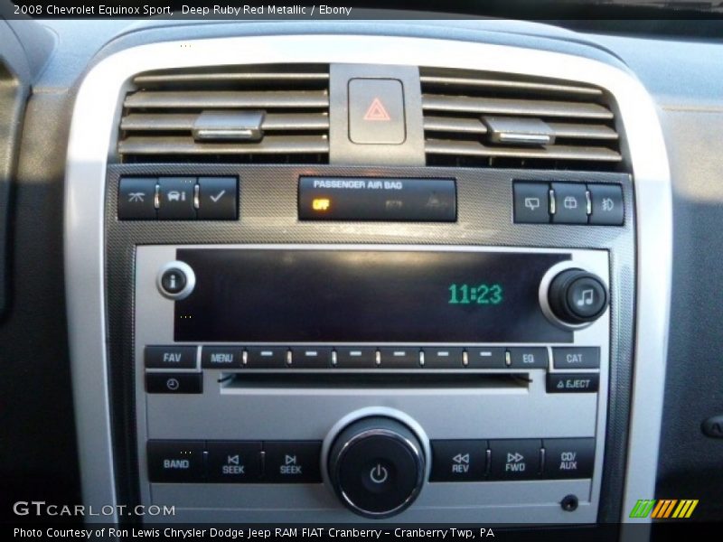 Deep Ruby Red Metallic / Ebony 2008 Chevrolet Equinox Sport