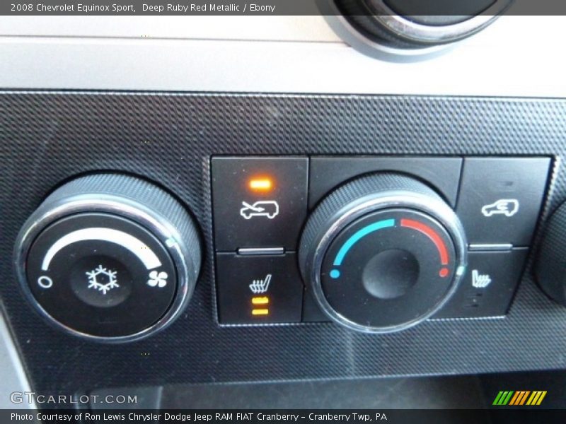 Deep Ruby Red Metallic / Ebony 2008 Chevrolet Equinox Sport