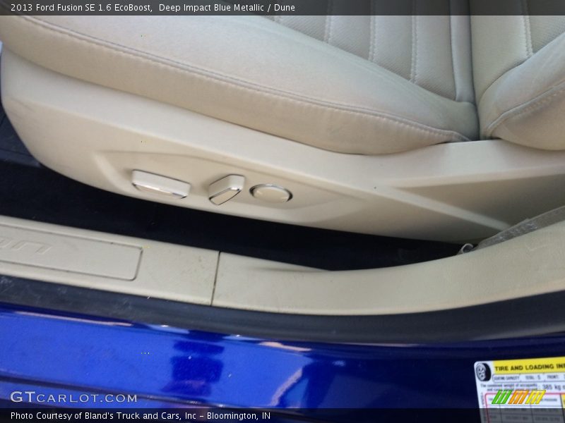 Deep Impact Blue Metallic / Dune 2013 Ford Fusion SE 1.6 EcoBoost