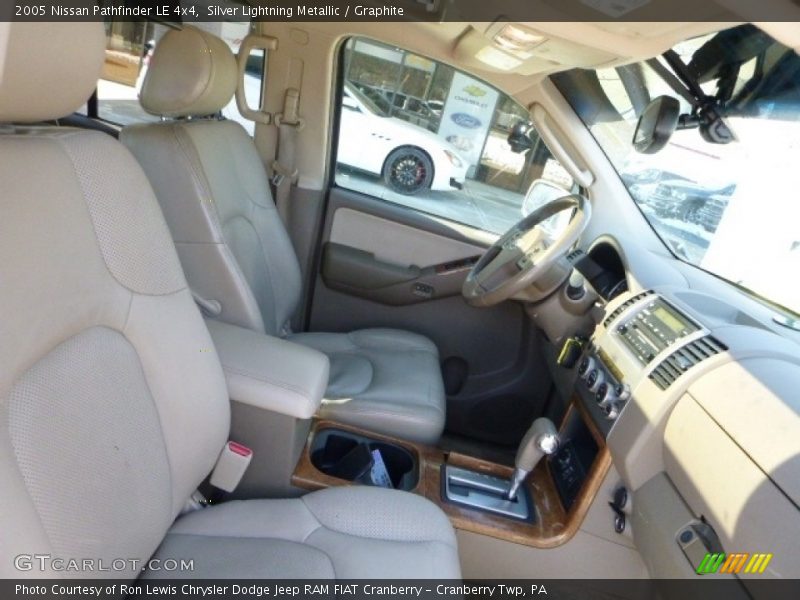 Silver Lightning Metallic / Graphite 2005 Nissan Pathfinder LE 4x4