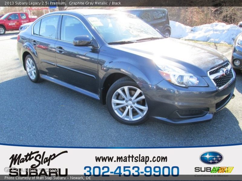 Graphite Gray Metallic / Black 2013 Subaru Legacy 2.5i Premium