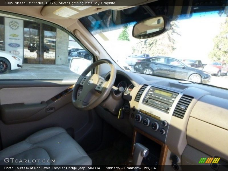 Silver Lightning Metallic / Graphite 2005 Nissan Pathfinder LE 4x4